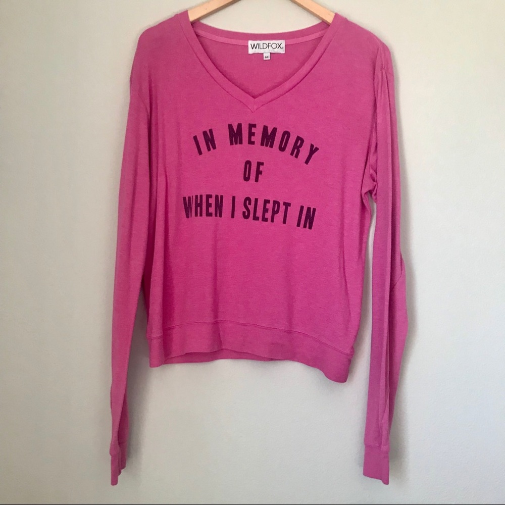 Wildfox In Memory Of When I Slept Pullover - image 2